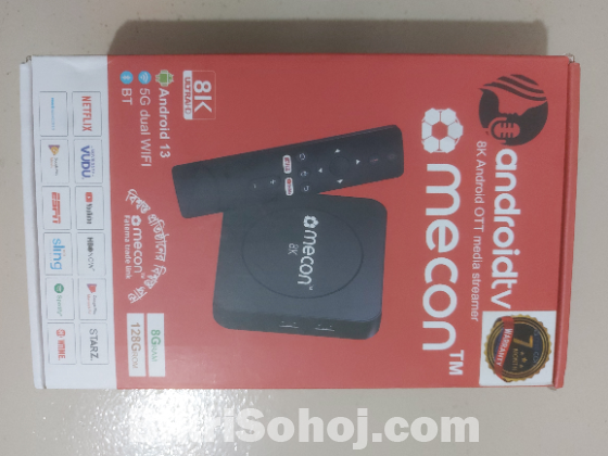 Mecon tv android tv box